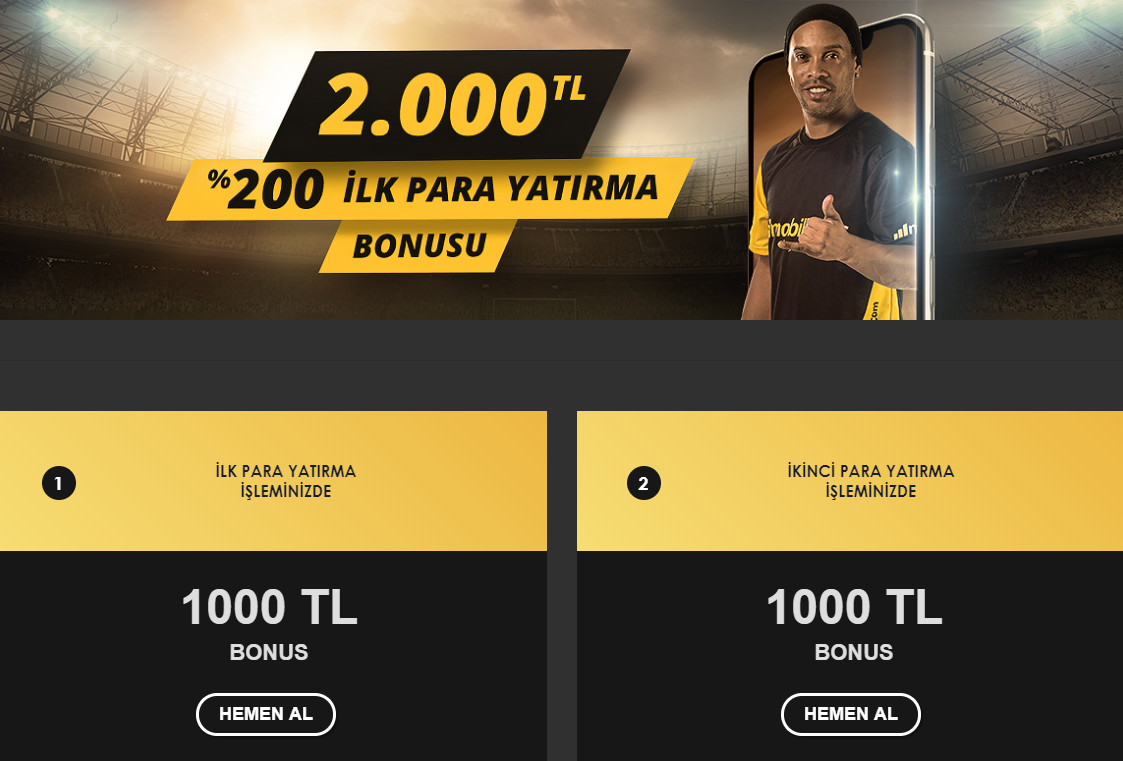 Mobilbahis 1000 TL Yeni Üyelik Bonusu